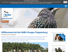 Tablet Screenshot of nabu-cloppenburg.de
